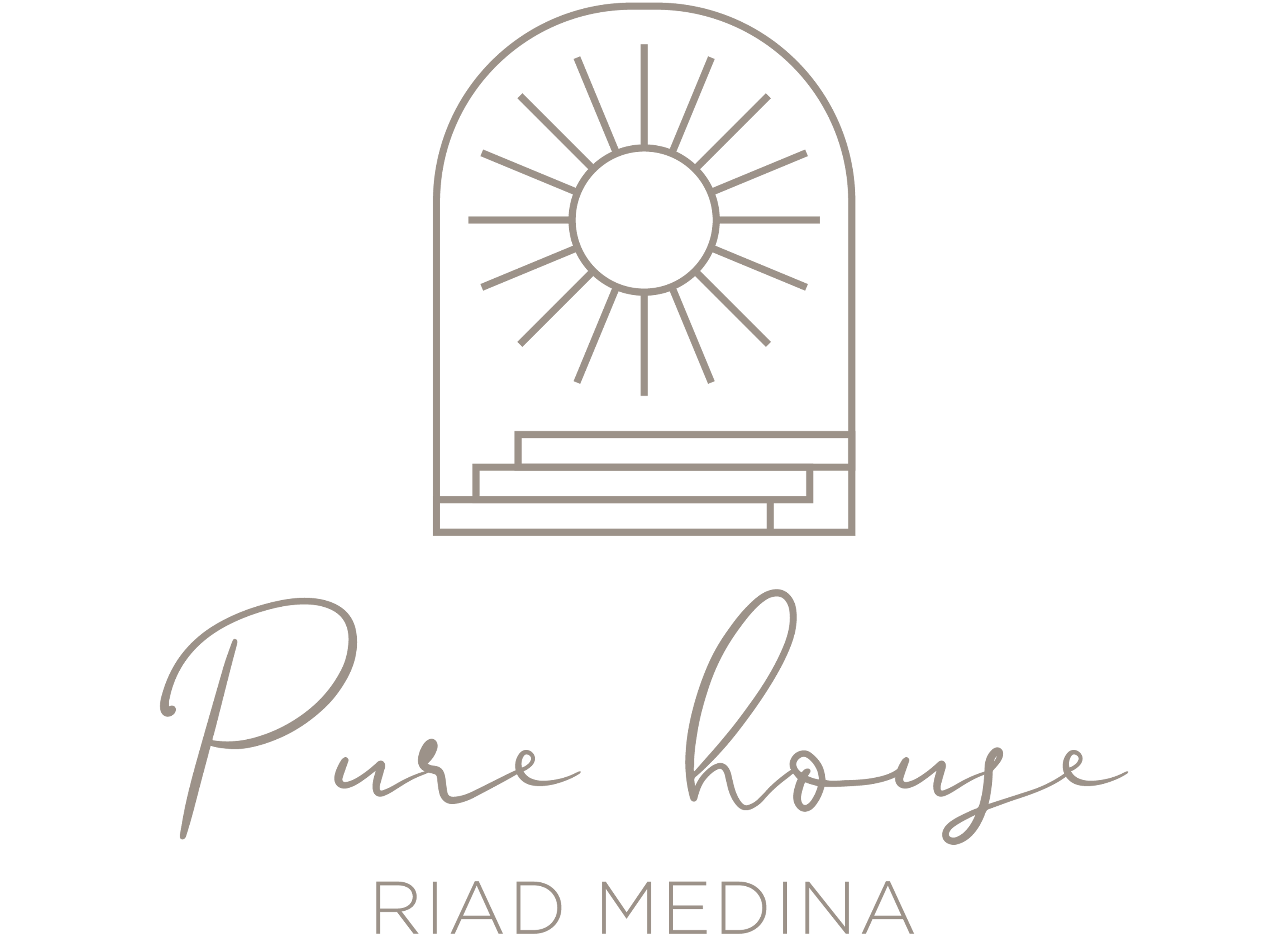 logo pure house riad medina